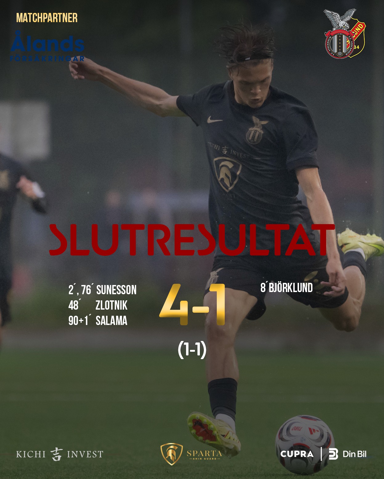 Stark uppvisning när FC Stockholm vann med 4-1 mot Vasalunds IF