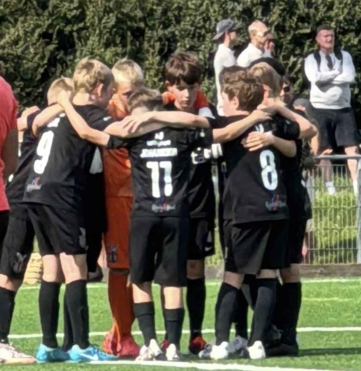Team huddle – unity