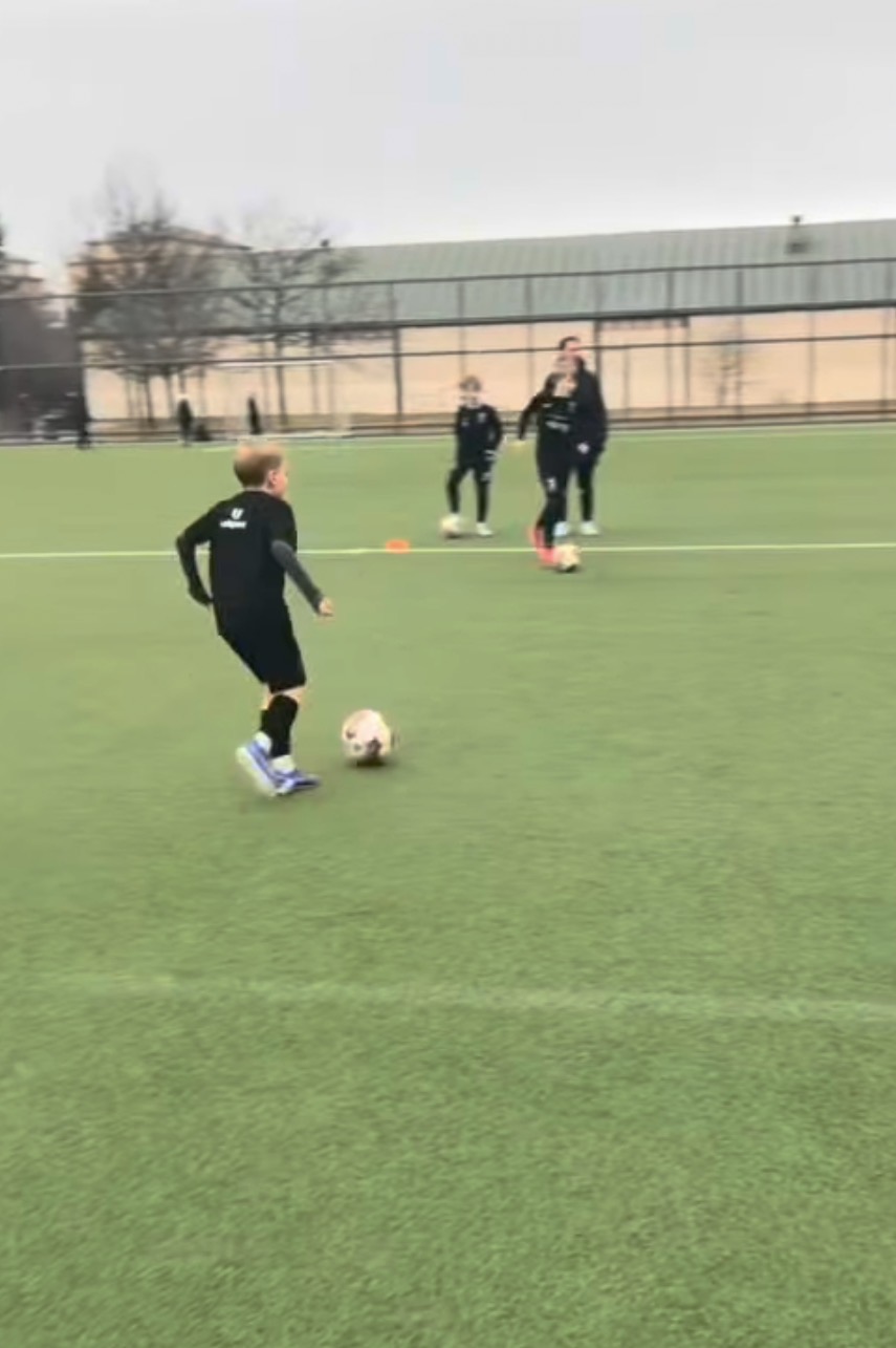 Young talent on the ball