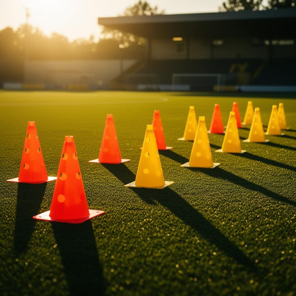 Training cones – summer setup